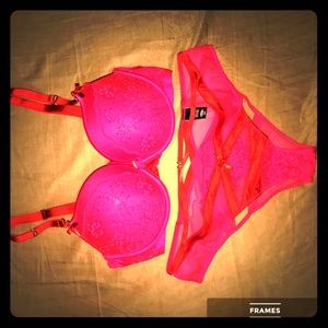 Victoria Secret Sexy Pink & Red Matching Set 🔥